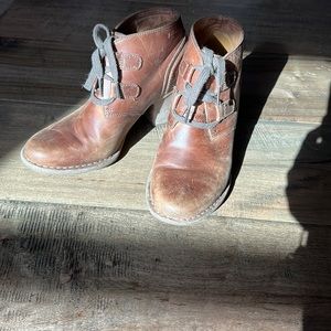 Cute leather booties